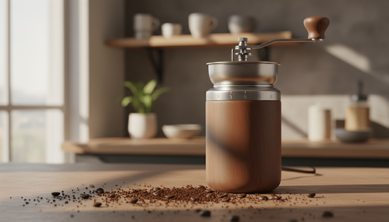 Arendo Handmühle mit 5 Mahlgradstufen