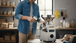 Karcher Getreidemühle reinigen