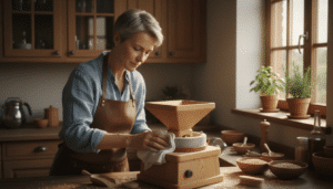 Kornkraft Getreidemühle reinigen